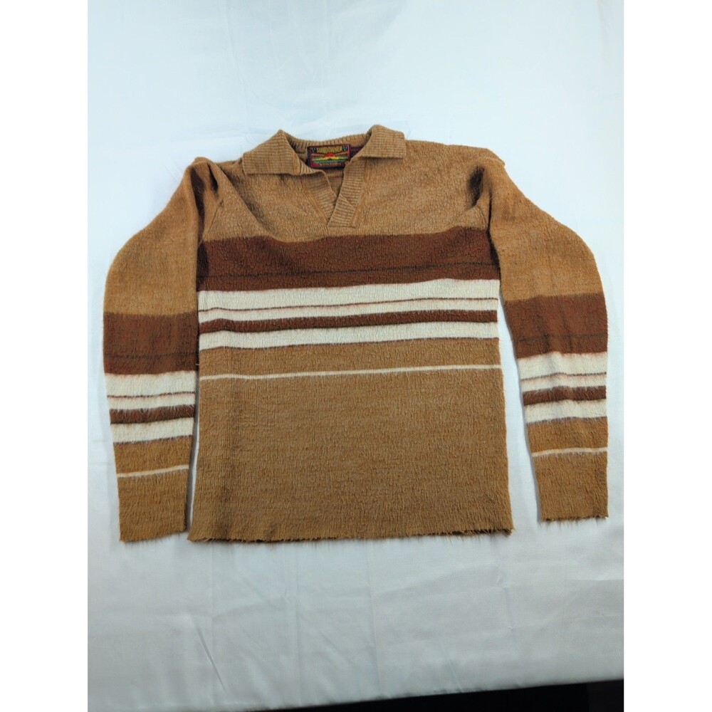 Vintage Acrylic Sweater Sundowner By Erika Strasberg Youth Large Hong Kong